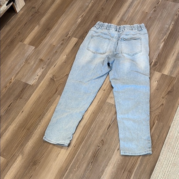 Blue Boyfriend Jeans Relaxed Fit Soft Denim - Picture 6 of 6